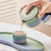 只此青绿旅行茶具套装便携式快客杯泡茶壶一壶三杯 商品缩略图2
