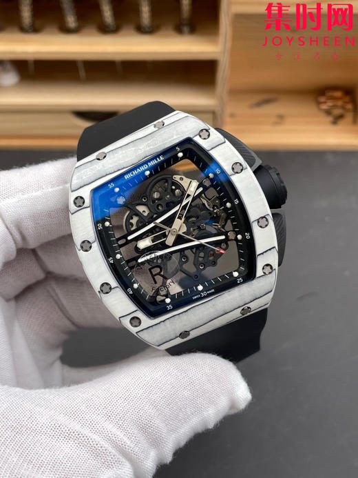 【贵重物品】只适合高端玩家 RF理查德米勒RM61 RM061男士系列"跑道"NTPT碳纤维壳/TZP陶瓷壳 男士腕表 商品图1