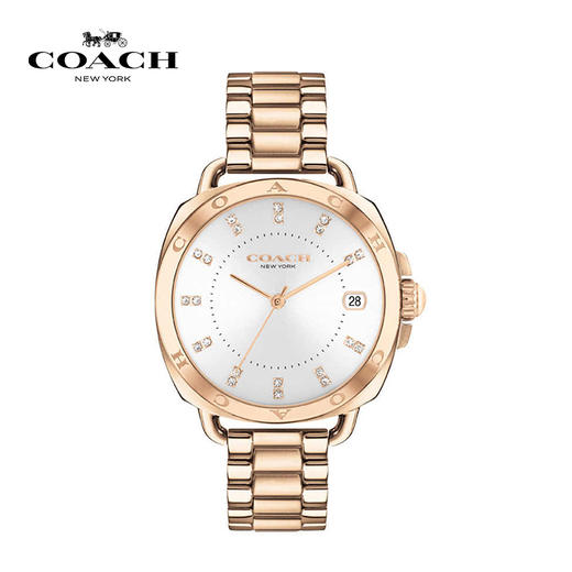 【主持人亲测严选·蔻驰TATUM系列】COACH/蔻驰TATUM系列女士时尚优雅钢带石英腕表欧美腕表 商品图0