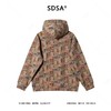 SDSA男士秋冬新款痞帅男装简约时尚趣味印花连帽卫衣百搭套头上衣 商品缩略图5