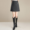 「自」全新升级【铂金会员119/天猫159/差价40】(21651)洛诗琳法式气质小香风亮片半身裙2025冬季新款高腰显瘦A字裙 商品缩略图1