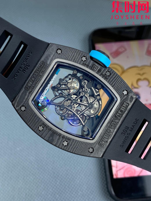 理查德米勒 APS新款RM055NTPT碳纤维系列 男士腕表 里查德以其轻便时尚为主题，我们所有的金属件都采用钛金属制作同步原版 商品图5