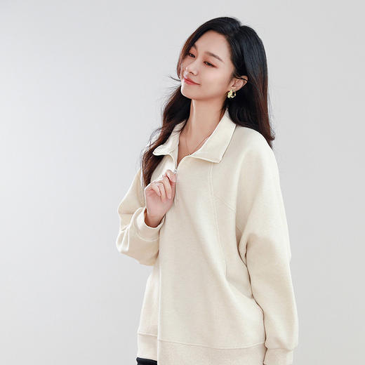 火桐hooton 高定系列 牦牛绒针织拉链卫衣ZM24001 商品图6