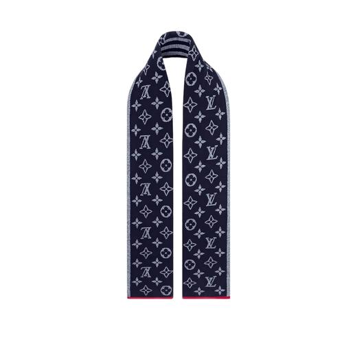 针织围巾采用特殊提花工艺，搭配撞色边缘与刺绣标识 商品图3