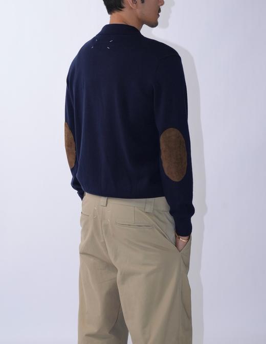 男款拼接袖针织POLO衫la016 商品图3