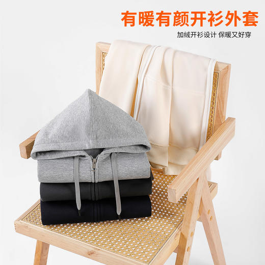 MY MEMORY情侣拉链卫衣丨3层锁温 循环保暖 潮流穿搭bi备~ 商品图8