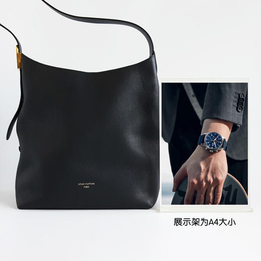 【95新】LV路易威登M24856中号黑色全皮Low Key Hobo水桶包单肩包女士011125AK02 商品图11