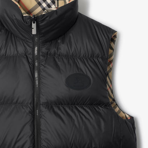 BURBERRY 巴宝莉 男士双面两穿格纹羽绒背心马甲 格子 8110200 B9368 商品图1