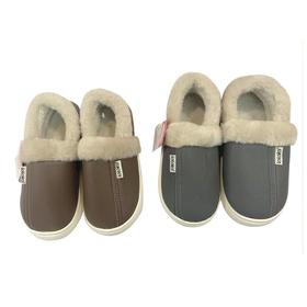 路路佳皮面毛口男女棉鞋7185（下单备注尺码颜色）