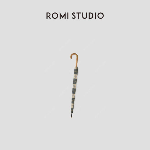 ROMI STUDIO 首饰袋 便捷收纳防晒遮阳伞复古格纹雨伞RWCLP36113 商品图12