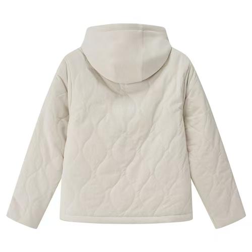 佐丹奴女装25年裥棉保温连帽可拆两穿外套05375637 商品图6