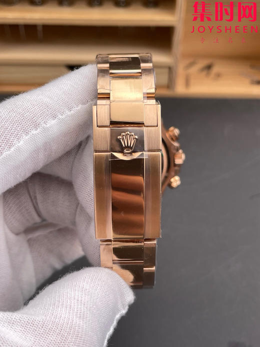 劳力士宇宙计型 BT迪通拿 全玫金 贝嫂同款 男士腕表 丹东4130机 商品图7