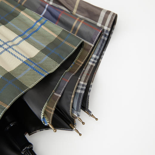 ROMI STUDIO 首饰袋 便捷收纳防晒遮阳伞复古格纹雨伞RWCLP36113 商品图4