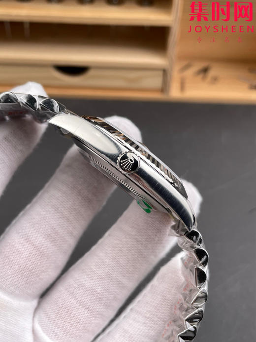 ARF劳力士日志型41mm 黑盘钻面 丹东3235机 五珠链 904L钢 男士腕表 商品图3