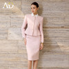 AD富家千金气质名媛套装女2025新款雪尼尔小香风包臀裙羊毛两件套 商品缩略图2