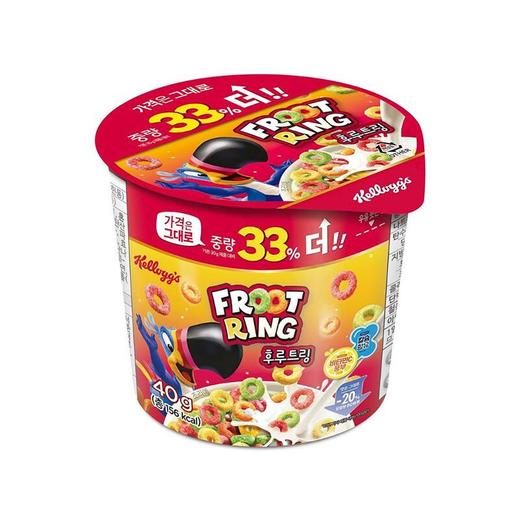 Kelloggs家乐氏 甜甜圈形水果味即食麦片40g（杯装） 商品图0