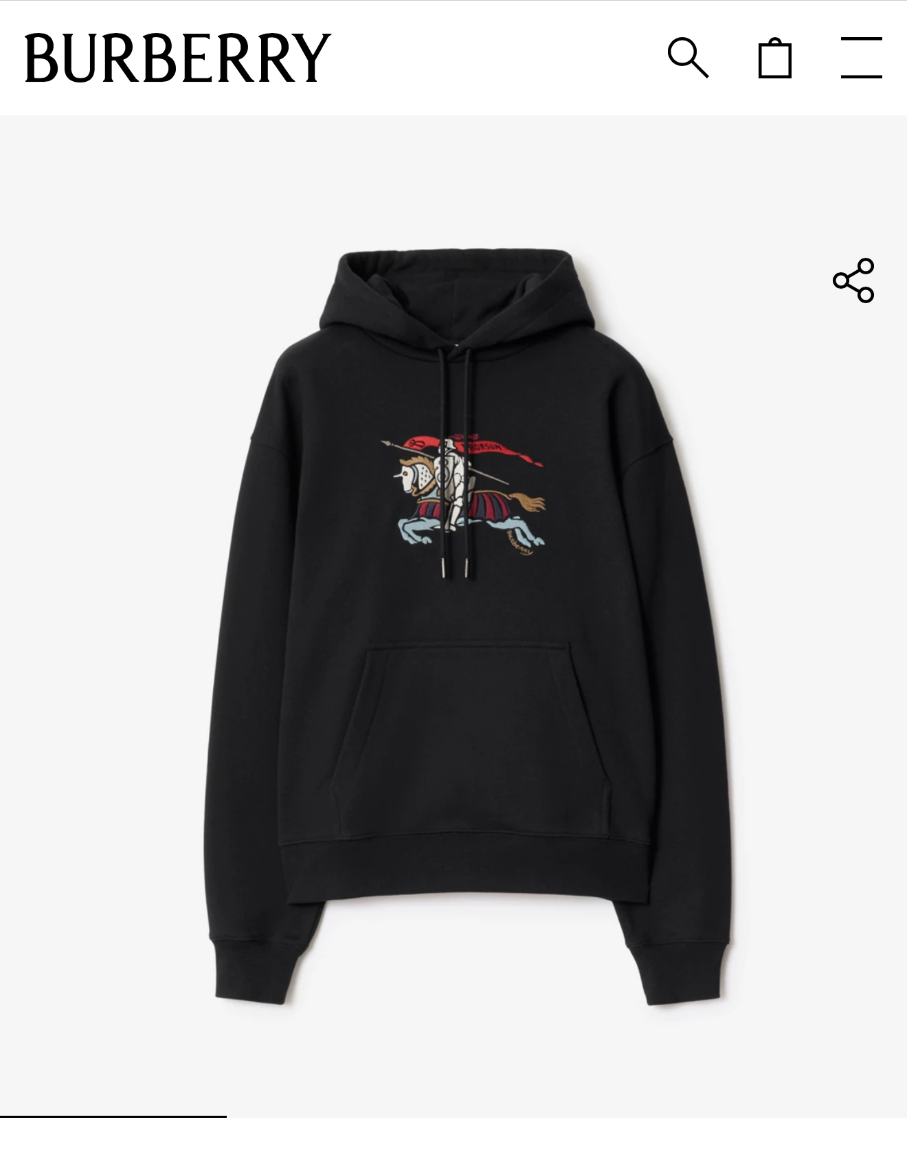 B.B 秋冬加绒厚款 马术骑4徽标连帽卫衣 WY001