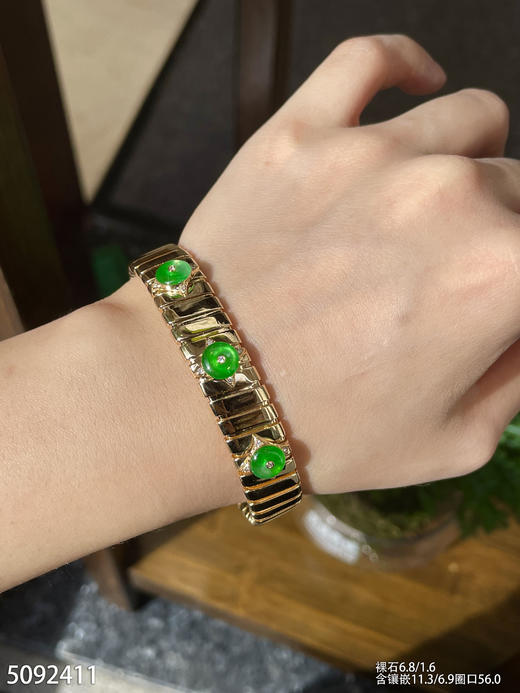 5092411，平安扣手镯。具体价格微信咨询 商品图3