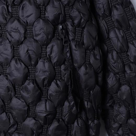 23933SDSA秋冬新款痞帅男装简约纯色白鹅羽绒服外套拉链立领连帽高级感 商品图3