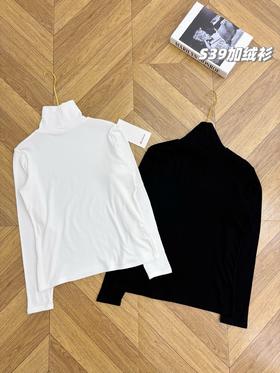 一包两件！LULU 2025冬季新款婴儿绒堆堆领打底衫，升级款保暖肌底衣