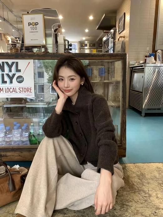 耐尔 羊毛保暖塑腰直筒裤 W4075 商品图1