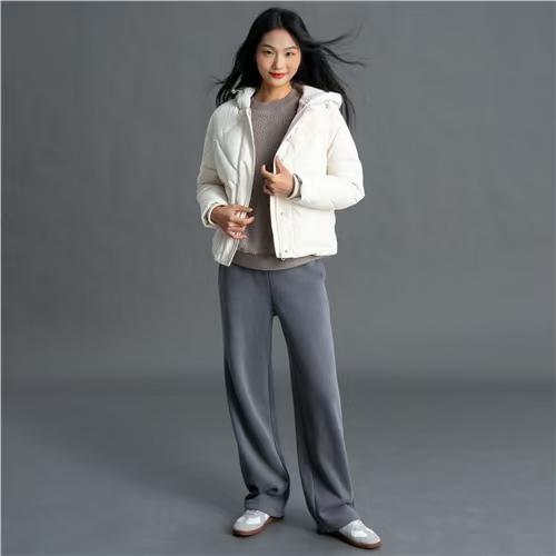 佐丹奴女装25年高密肌理裹面保温连帽外套05375618 商品图2