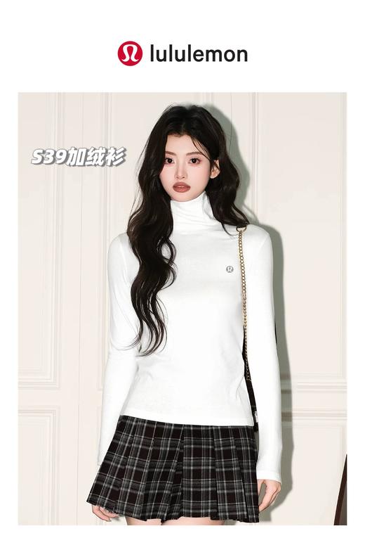 一包两件！LULU 2025冬季新款婴儿绒堆堆领打底衫，升级款保暖肌底衣 商品图3