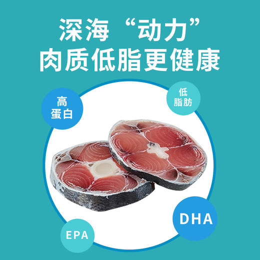 【顺丰冷链】中鲁金枪鱼金枪鱼排无抗野捕厚切背肉海鲜健身轻食冷冻鱼片海盐青柠风味160g（袋装） 商品图3