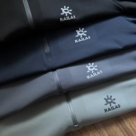 凯乐石25秋冬新款！男士全天候户外运动高弹透气加绒加厚半拉链长袖