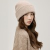 MS Lemuguet 铃兰小姐100羊毛针织帽 柔软亲肤保暖锁温 一体无缝针织零勒痕 佩戴更舒适 双层加厚加大显脸小 男女可戴 商品缩略图8