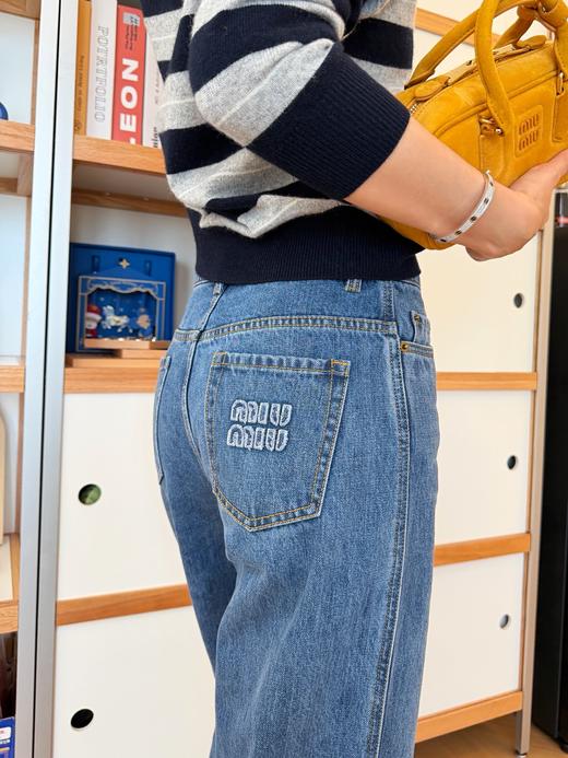 miumiu 25年秋冬新品 牛仔裤(KX*MM) 商品图6