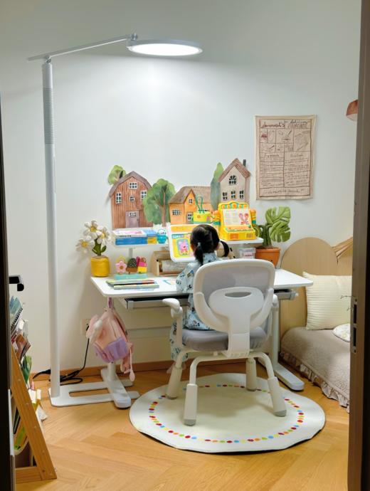 冠雅红光立式护眼大路灯学生学习家用台灯落地儿童阅读灯 TA188红光大路灯【GRL金红光+语音控制】 商品图0