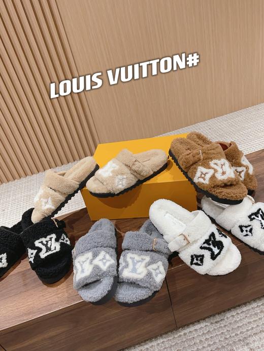 驴家 平底毛拖（DBG） 商品图0