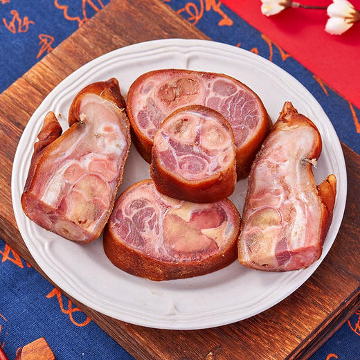 【宜昌助农馆】农家腊猪蹄500g  火锅食材真空装 商品图0