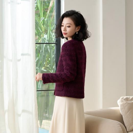 西子/锋尚名伶羊毛花呢拉毛小香风外套/WTYF203 商品图1