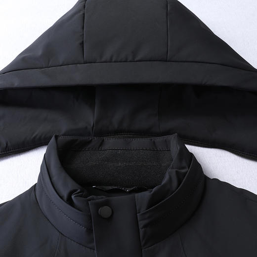 【棉衣】】大依优型大码男装可拆卸连帽棉服棉衣外套加肥加大男士胖子上衣 商品图3