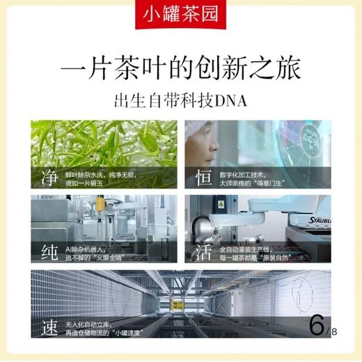 小罐茶园 彩标系列铁观音灌装茶110g*1单罐装（清香型） 商品图6