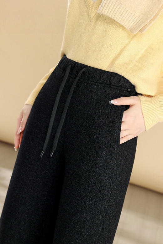 羊毛直筒裤 商品图2