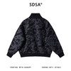 SDSA男士秋冬新款痞帅男装复古撞色提花拉链立领羽绒服外套百搭 商品缩略图4