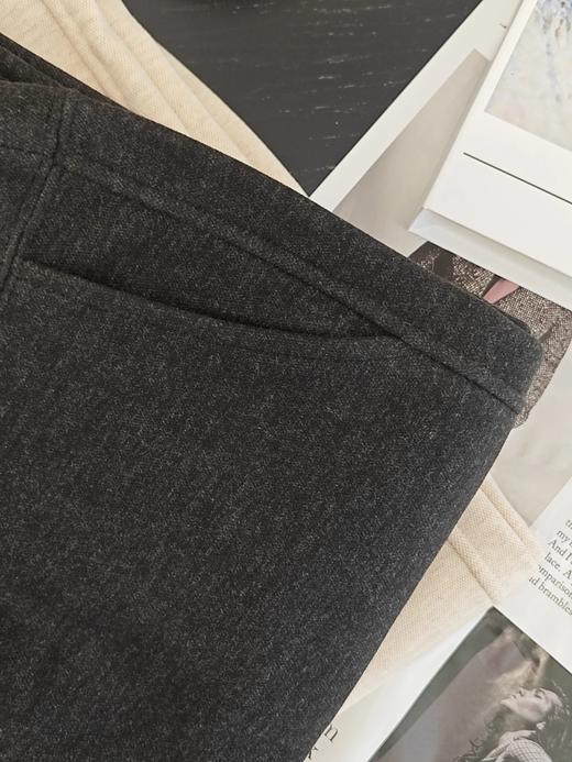 耐尔 羊毛保暖塑腰直筒裤 W4075 商品图9