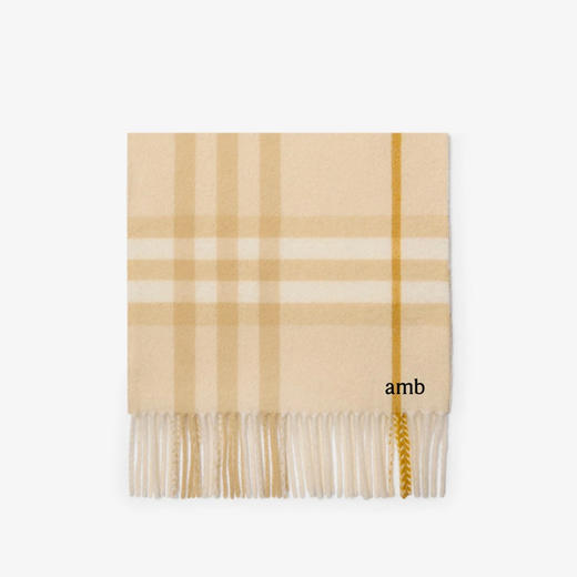 BURBERRY 巴宝莉 女士格纹羊绒围巾 格子 8112632 C3269 商品图1