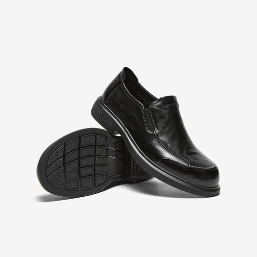 【百思图】BF楼百思图26春新款一脚蹬豆豆乐福鞋软底爸爸鞋男士皮鞋8FH02AM6吊牌价959，现价399 商品图1