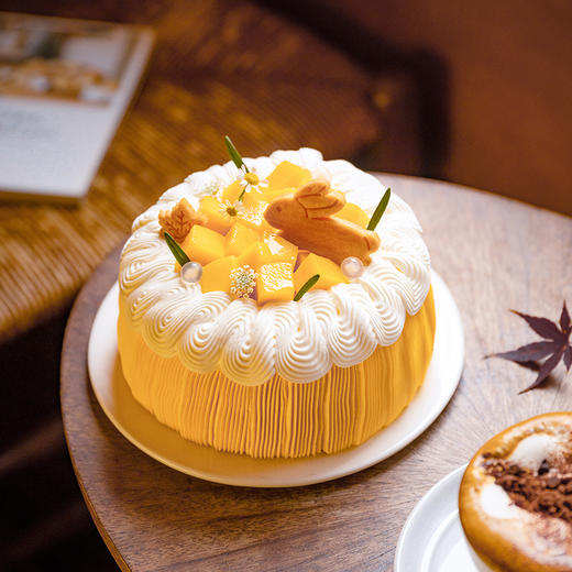 【兔兔好芒椰】芒果椰香蛋糕Q弹糯米夹心椰子布丁生日蛋糕聚会 商品图0