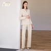 AD米白色正装女套装女2025秋冬新款显白显瘦职业装西服外套阔腿裤 商品缩略图3