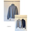 Team Yang-早秋新品经典款半拉链百搭休闲极简美式复古卫衣7007 商品缩略图4