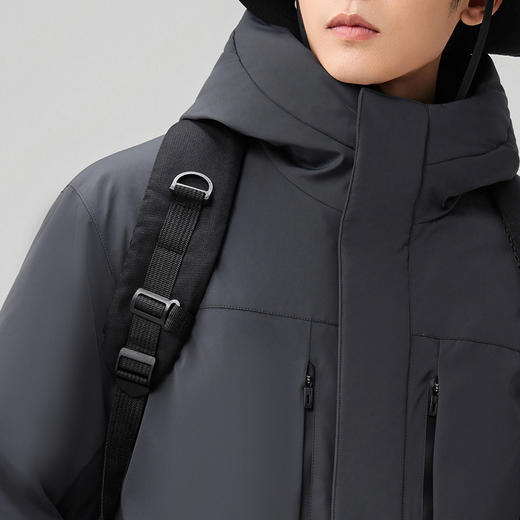 個调冬季新款户外机能男士商务通勤休闲短款探险羽绒服露营百搭羽绒服2012 商品图4
