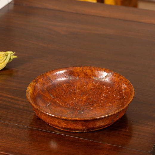 清	瘿木香盘 商品图1