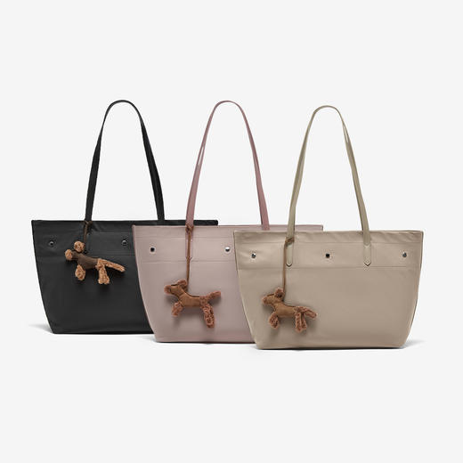 【云粉节】BF楼百思图2026春季新款托特包时尚大容量单肩包女JA266AX6吊牌价599.现价300 商品图0