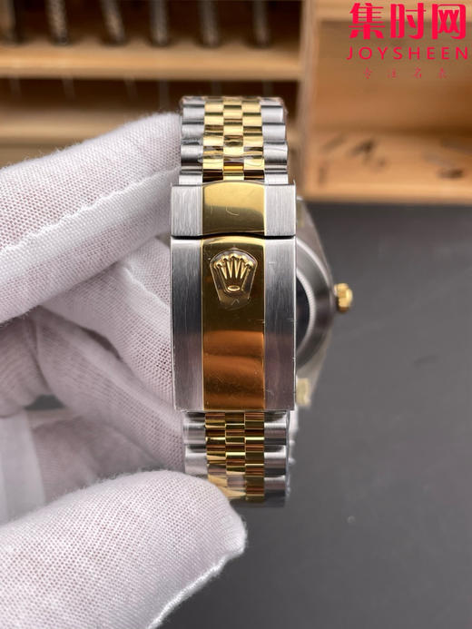 ARF劳力士日志型41mm 间金黑盘 丹东3235机 五珠链 904L钢 男士腕表 商品图7