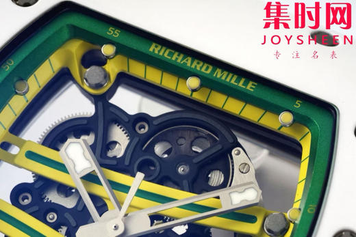 【贵重物品】只适合高端玩家 RF理查德米勒RM61 RM061男士系列“跑道”NTPT碳纤维壳/TZP陶瓷壳 男士腕表 商品图3